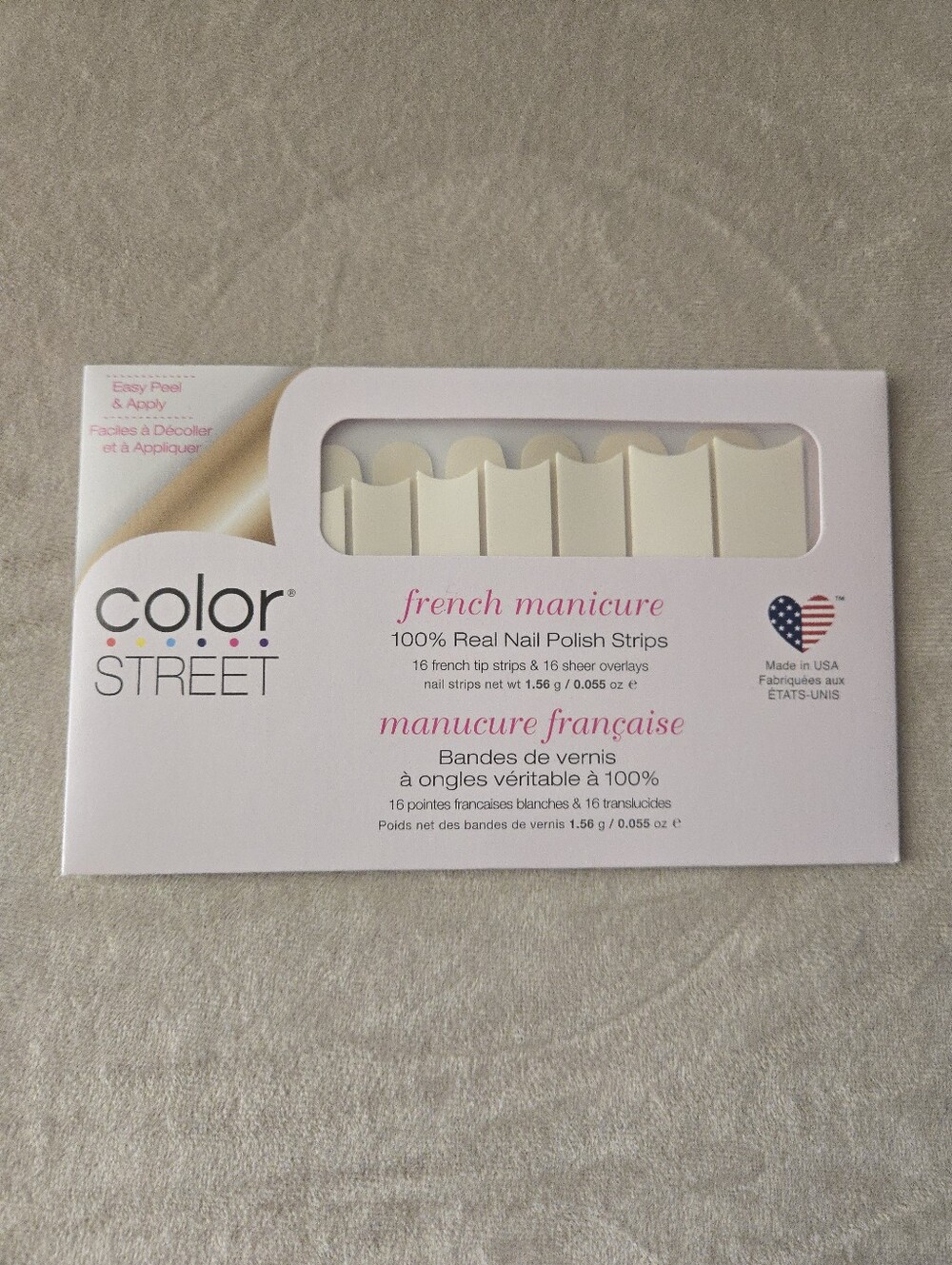 NWT Color Street French Twist Nail Strips